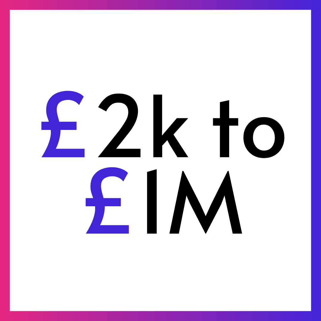 2k to 1M funding requirement 2k to 1M funding requirement